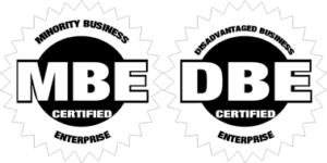MBE DBE certification logos